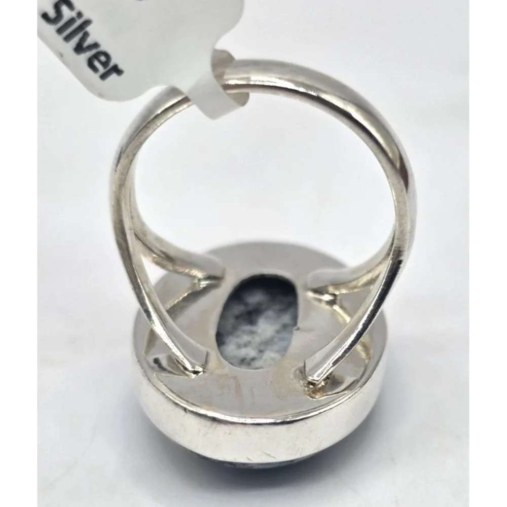 Genuine K2 Jasper Oval Ring Size 6.5 Sterling Silver 925 Handmade Southwest‎ NWT